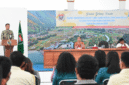 Bupati Humbang Hasundutan, Dr. Oloan Paniaran Nababan, SH, MH, Rapat Koordinasi Gugus Tugas Kabupaten Layak Anak (KLA) Tahun Anggaran 2025 pada Kamis (6/11/2025) di Aula Hutamas, Kompleks Perkantoran Tano Tubu, Doloksanggul.